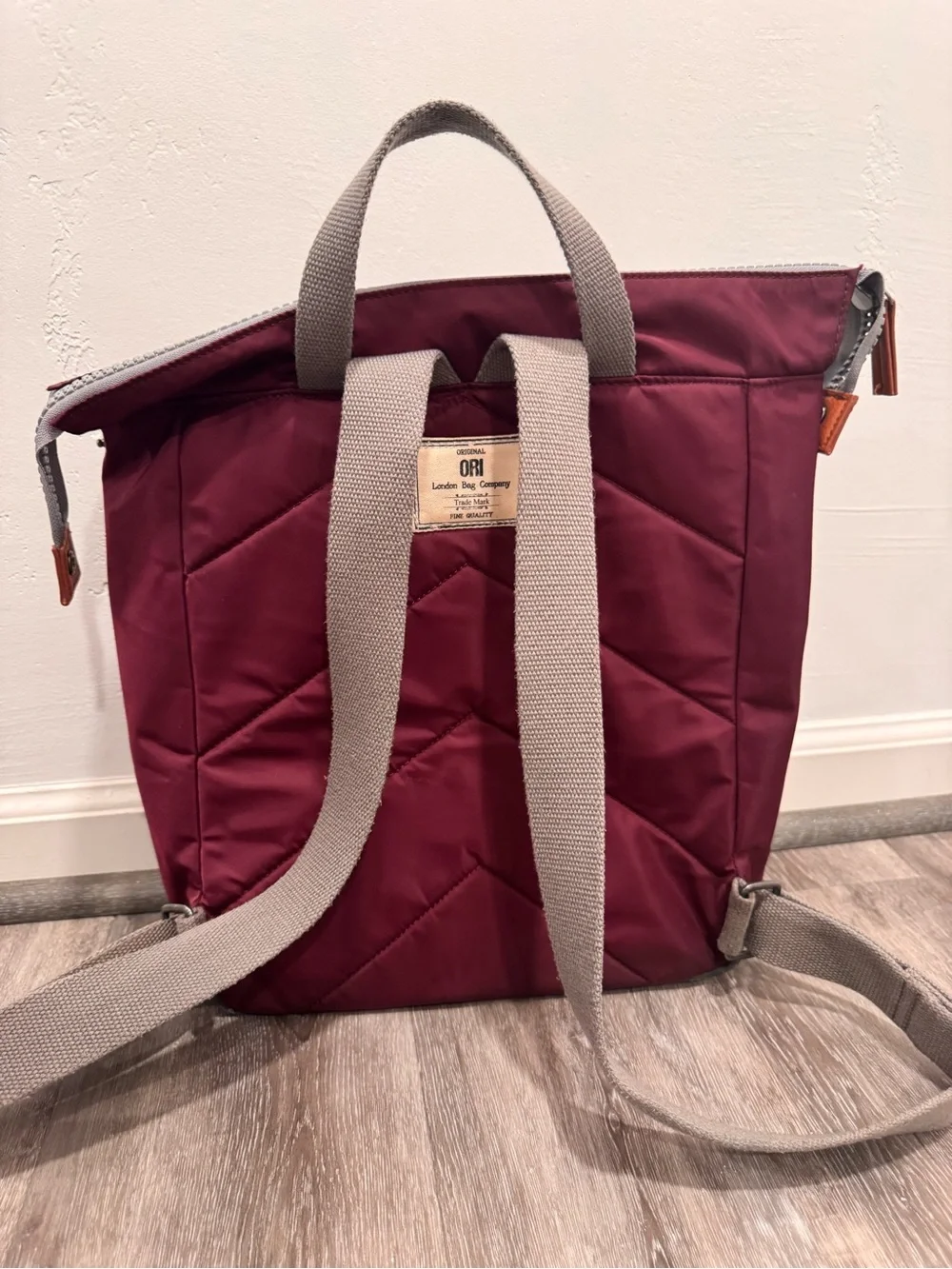 Ori Backpack with Leather Accent